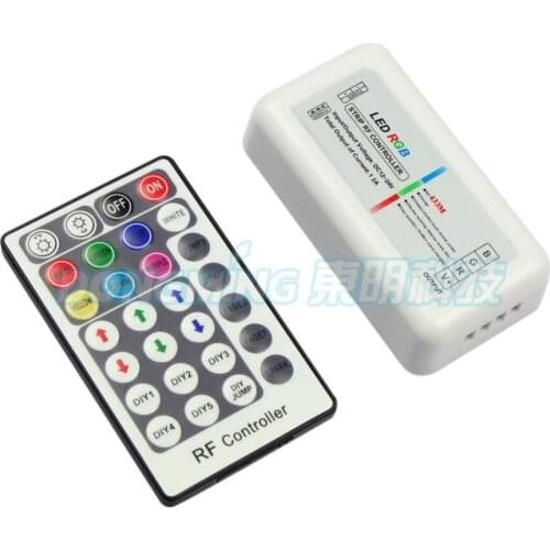 DC 12V-24V 12A 433M LED 28key Wireless aluminum RF LED RGB Remote Controller For LED controller rf ,Free shipping 1PCS/lot