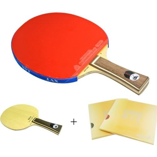 Hand Assemble XVT ARCHER-B Carbon with KOKUTAKU 868 Table Tennis Bat/ Table Tennis Racket Send bat cover case Free Shipping