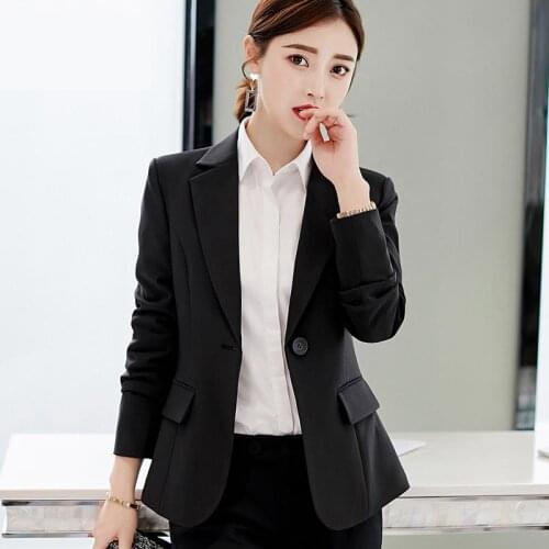 S-2xl 2020 Spring Fashion Long Sleeve Women Blazers And Jackets Women Elegant Blazer Plus Size Autumn Office Lady Blazer Femme