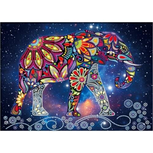 SHANSHIYOUPIN Animal Diamond Mosaic Special Shaped Diamond Painting Cross Stitch Elephant 5D Diy Home Decoration Painting