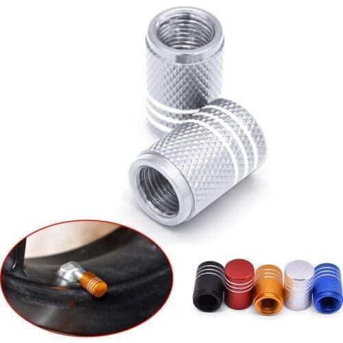 Motorcycle Tire Valve Dustproof Cap Aluminum Tyre Rim Air Port Cover For Suzuki GSX250 GSX550 GSX600 GSXR1000 GSXR1100 Katana