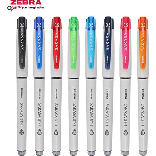 ZEBRA SARASA Color Gel Pen JJZ58 0.5mm Pens For School Pull Cap Candy Color Cute Pen School Stationery 1Pcs