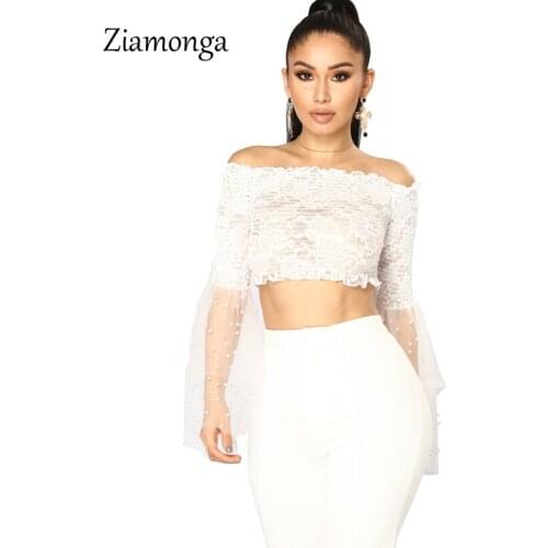 Блузки с открытыми плечами Ziamonga China At AliExpress