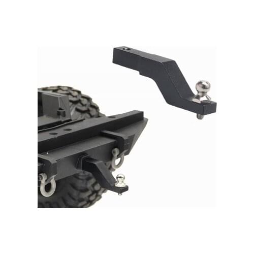 1/10 RC Crawler Scale CNC Trailer hook simulation Rescue hook Rear bumper Ball head for 1/10 RC TRX4 SCX10 90046 AXIAL HSP D90