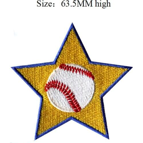 63.5MM high Baseball All Star patch /clothes brooch/pins for clothes/customized with own logo