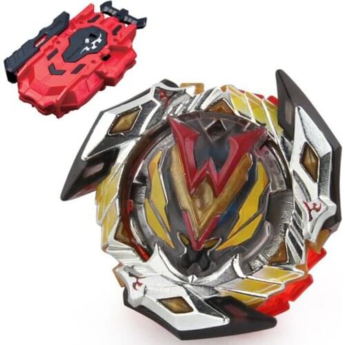 Spinning Top BURST B-121 Z Achilles 3Dagger Destroy New Kids Toy Top LR Red Bey Launcher