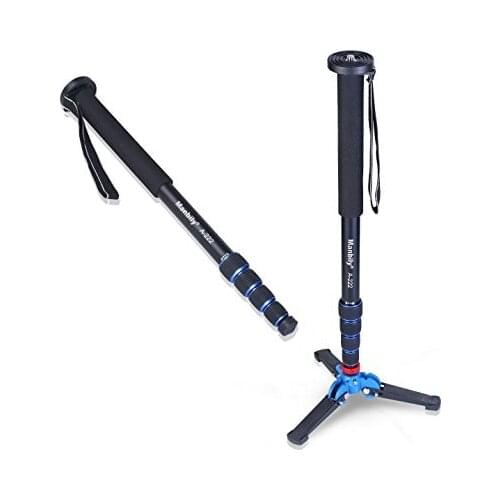 Base Tripod with 1650mm Alumninum Camera Unipod Monopod Flip Lock w/3 Legs Base Tripod For Canon Nikon DSLR phone