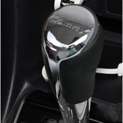 Car Gear Shift Knob Sequins Cover Case for Toyota Camry 2011 2012 2013 2014 2015 2016 2017 Interior Accessories Carstyling