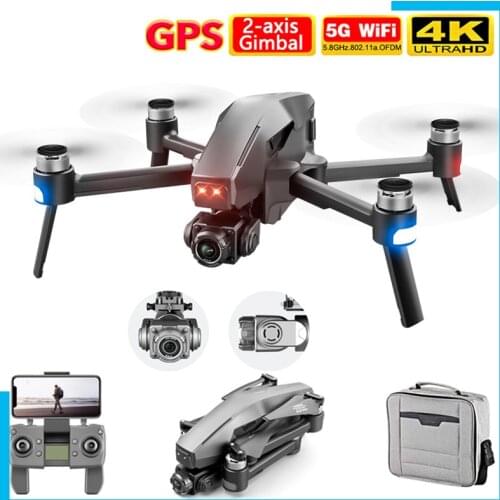 4DRC 2021 M1 Pro 2 drone 4k HD mechanical 2-Axis gimbal camera 5G wifi gps system supports TF card drones distance 1.6km