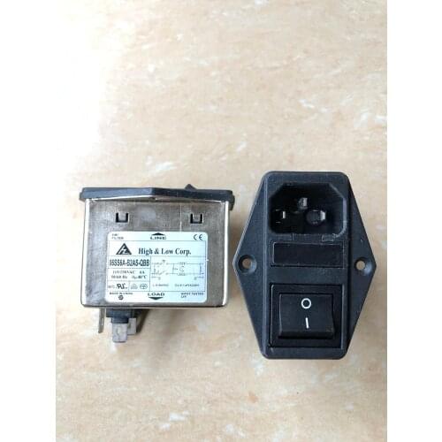 Quality assurance 06SS6A-B2AS-QBB power filter with button switch 6A