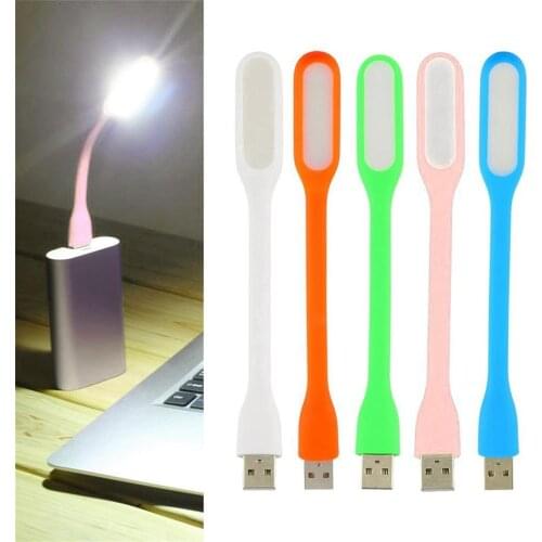 Flexible Portable USB LED Light Mini Lamp For Computer Laptop Notebook PC Power Bank Mini USB Protect Eye Computer Lights