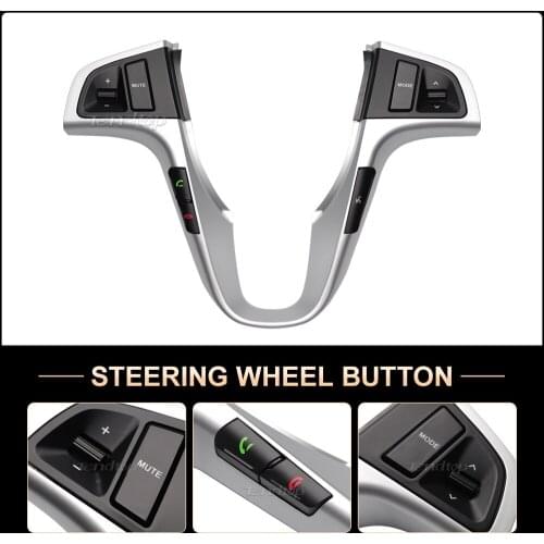 For Hyundai VERNA SOLARIS Steering Wheel Button Buletooth phone Audio Volume Music Control Buttons Switch With Backlight Car