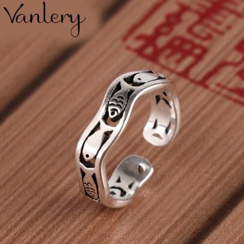 Personality Exaggerated Gothic Fish Rings For Women Charm Engagement Jewelry Girls Open Finger Knuckle Rings