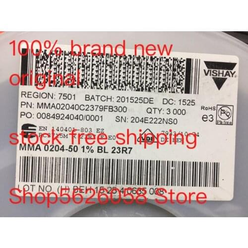 MMA0204-50-1% BL 23R7 MMA0204-50 SMD 100% new original freeshipping 50PCS/LOT STOCK