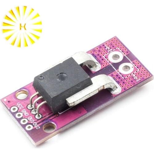 50A Hall Current Sensor Module Linear Analog AC DC Current Sensor ACS758LCB-050B High Accuracy for RC Model DIY Arduino