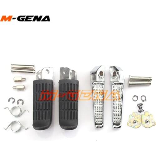 Motorcycle Front Rear Footrests Foot Pegs For CB-1 CB400 CB500 CB1300 CBR1100XX VTR1000 BROS400 NT400 650 700 NTV600