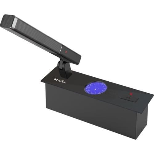 Desktop elevator microphone Condenser transverse beam array mic Conference system