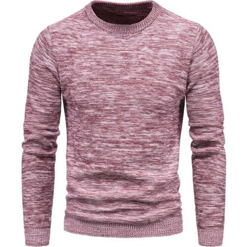 New Mens Knitwear Spring Autumn Fashion Mens Mixed Color Sweater