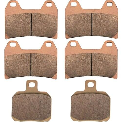 Motorcycle Parts Copper Based Sintered Motor Front & Rear Brake Pads For Aprilia RSV 1000 RSV1000 R Tuono 2002-2006 Brake Disk