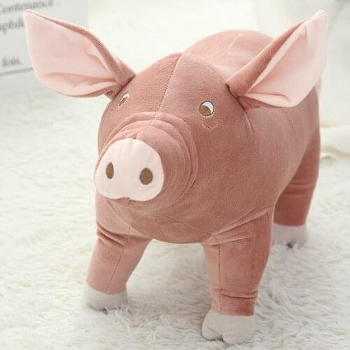 25cm Plush Toy Pigg Pig Cartoon Plush Toy Accompany Sleeping Stuffed Animal Soft Cushion Toys Room Decorations Kawaii Игрушки