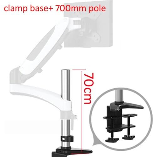 GST112 PARTS BIG CLAMP BASE 0-90MM thick desk long column pole 700mm stand high quality