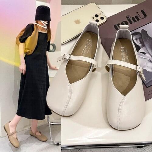 Simple And Versatile Solid Color Ladies Single Shoes Spring And Summer New Comfortable Flat Casual Shoes