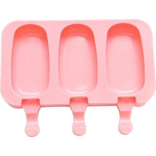 Footprint Rabbit Paw Striped DIY Frozen Ice Cream Silicone Mold Tray Tool Ice Cream Silicone Mold