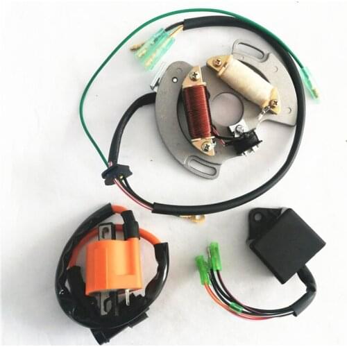 Stator Generator + CDI Box + Ignition Coil Fit for Yamaha Blaster 200 YFS200 1990-2002 ATV