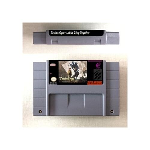 Tactics Ogre - Let Us Cling Together - RPG Game Card US Version English Language Battery Save