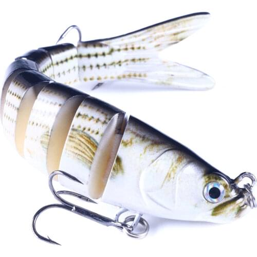 27g Sinking Wobblers 8 Segments Fishing Lures Multi Jointed Swimbait Hard Bait Fishing Tackle For Bass Isca Crankbait