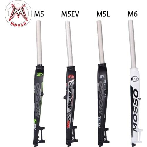Mosso Fork M5L M6 M6I M5 M5E M5EV M3 Road MTB Fork v brake 26 27.5 29 Bicycle Fork Front forks v brake Front Forks Cone Gloss Ma