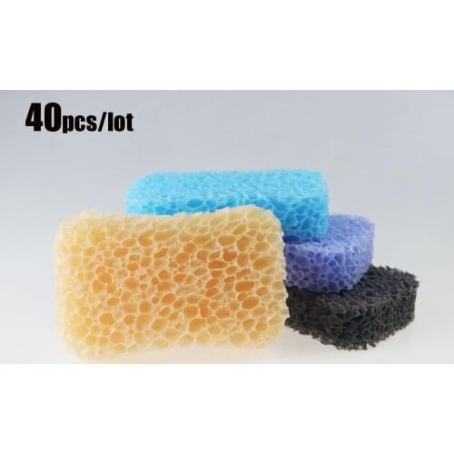 40Pcs/lot High-quality Sponge Bath Pads Soft Comfortable Sponge Bath Scrubber Body Sponge Bath Cleaning Tool