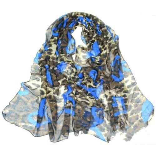 2019 New Big Women Chiffon Scarfs Fashion Spring Autumn polyester Scarves Print Skulls Shawl Summer Shawls And Hijabs