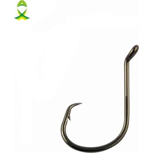 JSM 100pcs 7384 High Carbon Steel Fishing Hooks Sea Fishing Offset Sport Circle Bait Fishhooks Carp Fishing Accessories
