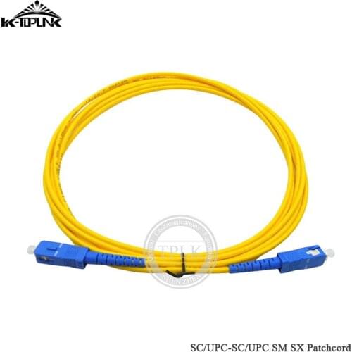 2m 100pcs Cheap Price SC-UPC Patchcord Simplex 2.0mm PVC SM SX SC Fiber Patch Cable,SC-UPC patchcord