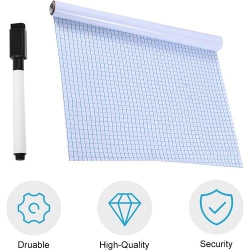 200*45cm Whiteboard Sticker Dry Erase Boards Removable Wall Decal Chalkboard With Whiteboard Pen For Kids Rooms Kitchen