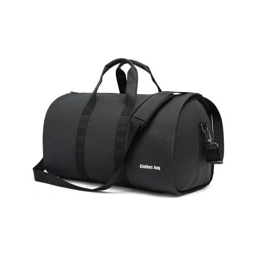 2020 Portable Multiple Pockets Carry on Hanging Suitcase Clothing Travel Garment Bag Duffel with Shoulder Strap Business Handbag