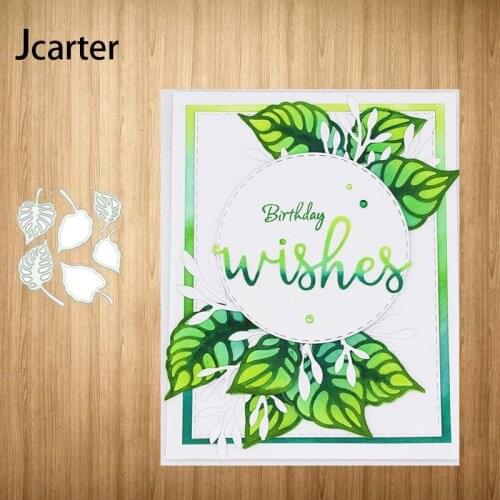 2021 New Design Leaves Hollow Metal Cutting Dies Craft for Scrapbooking Handmade Knife Mould Blade Punch Stencils Dies Cut Model