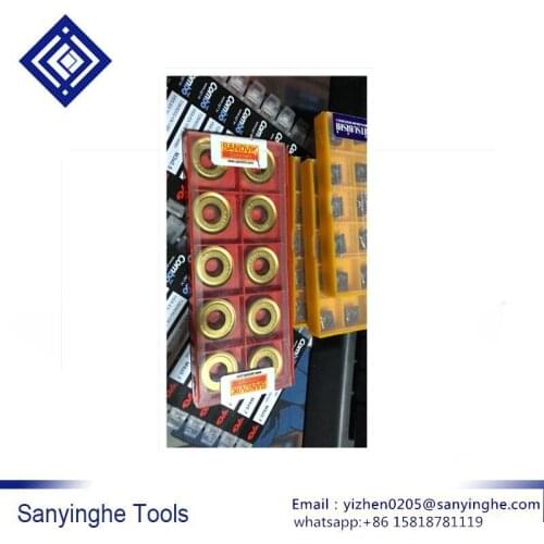 High quality Free shipping 5pcs/lots RCHT2006MO-PL 1025 cnc carbide insert Lathe Cutter Tool blade lathe tools