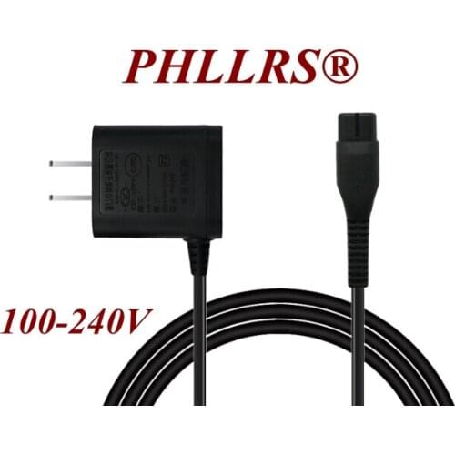 1Pcs A00390 Replace head AC DC Us Plug Charger Power Cord Adapter for Philips shaver S510 S511 S512 S520 S528 S530 S531 S538