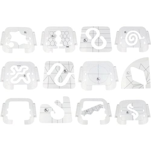 Acrylic Quilting Templates Sewing Stencil Patchwork Ruler DIY Craft Tools