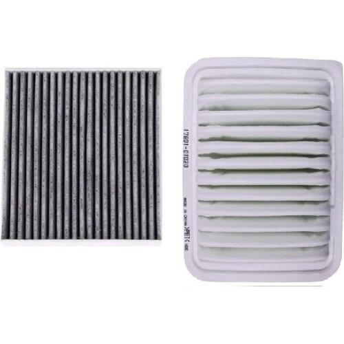 Car Air Filter Cabin Filter 2 Pcs Set for Toyota Corolla E150 E15 1.3l 1.4l 1.6l 1.8l 2007-2013 Filter 178010t020 8713930040