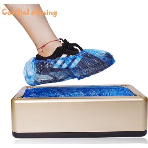 Cordial Shining Automatic Shoe Covers Machine Home Office One-time Film Machine Foot Set New Shoes