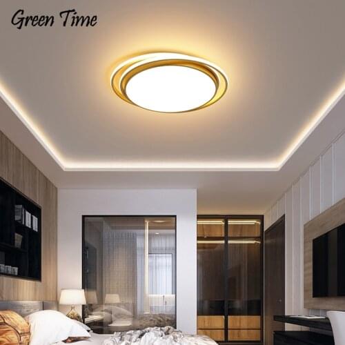 Home Lights Modern Led Ceiling Lamp For Living room Bedroom Dining room Foyer Lamp Acrylic Gold Ceiling Light Lustre Luminaires