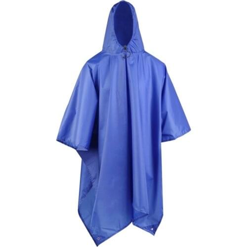 Drop Shipping 3 in 1 Waterproof Raincoat Outdoor Travel Rain Poncho Jackets Backpack Rain Cover with Carry Bag