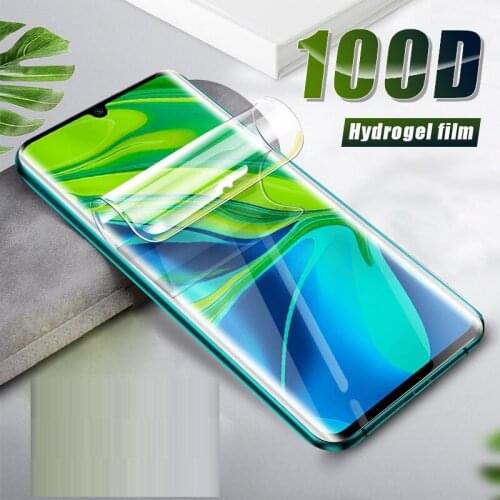 100D curved full cover Soft protective glass on the for mi10 pro xiaomi mi note10 Hydrogel Film mi note 10 lite screen protector