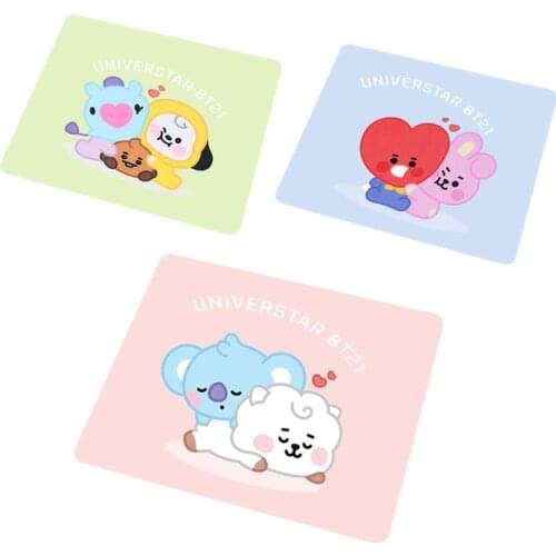 New Korean Kpop Animal Cartoon Rabbit Dog Mouse Pad Anti-Slip Wrist Rests Mice Mats For Gaming Laptop Student Stationer 20*24CM