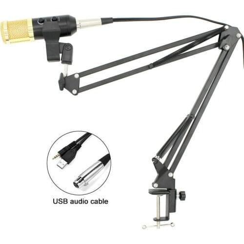 New Adjustable BM900 USB Microphone for Computer Recording & Professional Condenser Microphones Video Room Karaoke Mic