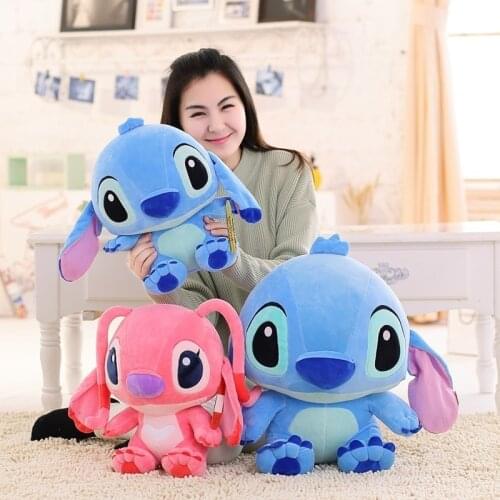 Kawaii Disney Lilo & Stitch Cartoon Plush Doll Toys Cute Stich Anime Stuffed Toy Boys Girls Birthday Gift 35cm/20cm/18cm