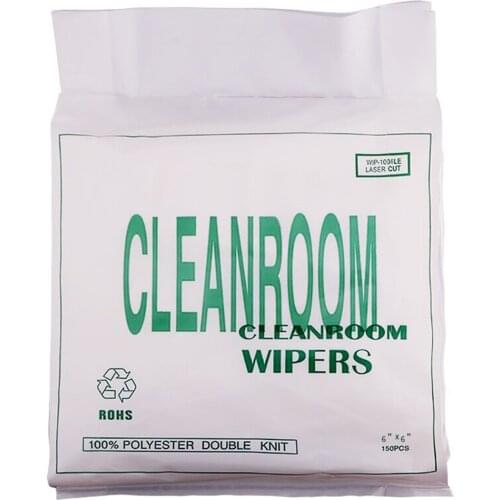 300 pieces 9''x9'' Dust Free Cloth For Large Format Printer Non-woven Fabric Cleanroom Wiper